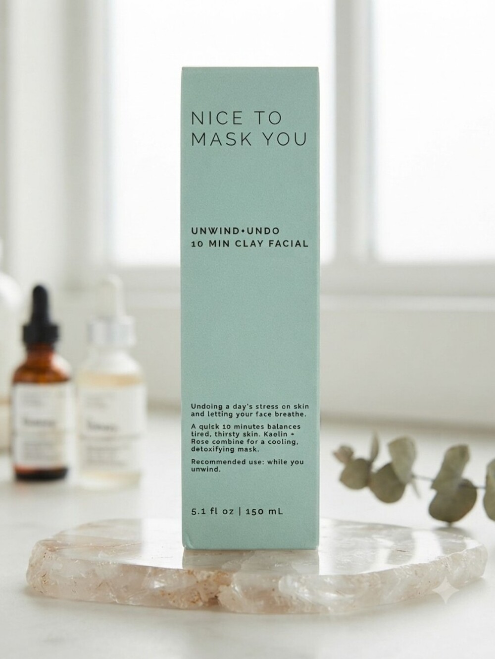 Unwind+Undo 10 Min Clay Facial - Mint